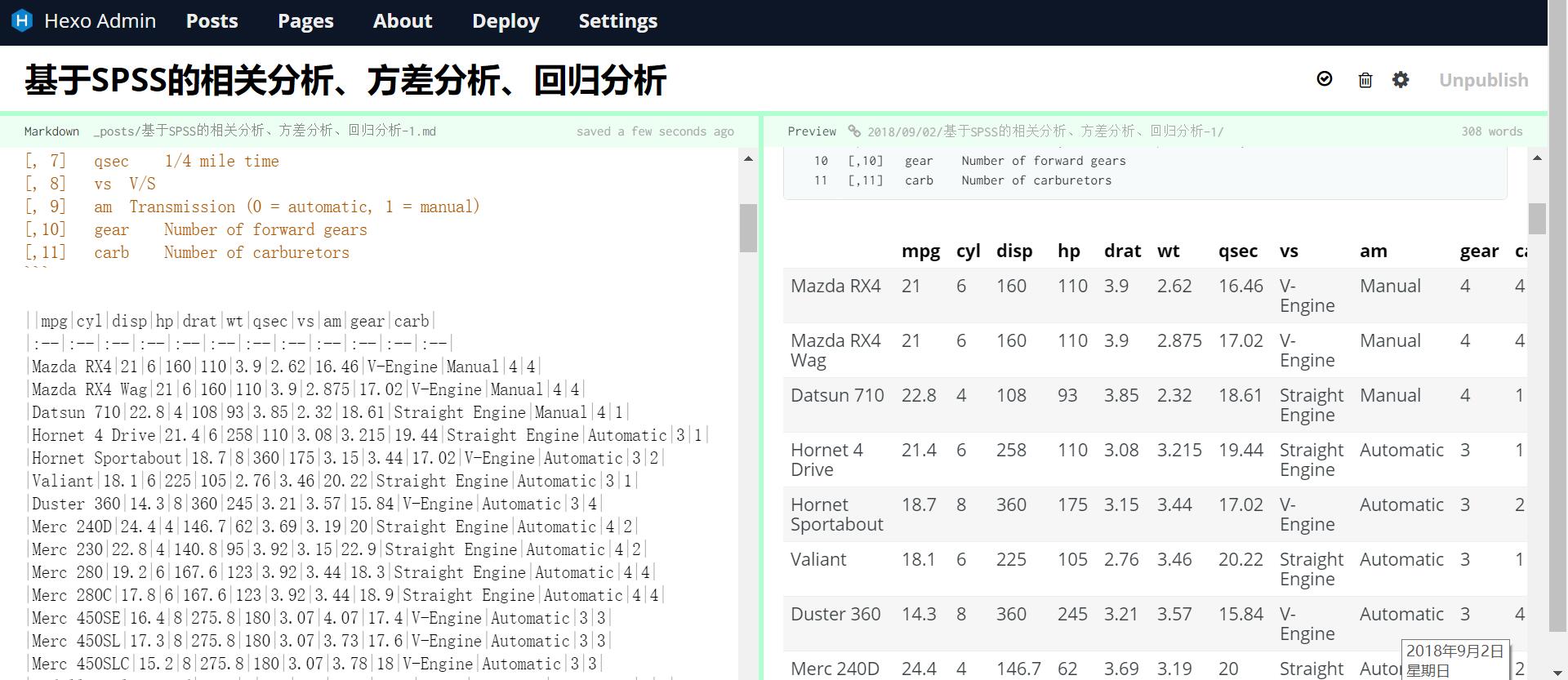 markdown最终显示效果